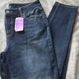St. John's Bay Skinny Blue Jeans with Sleek Silhouette